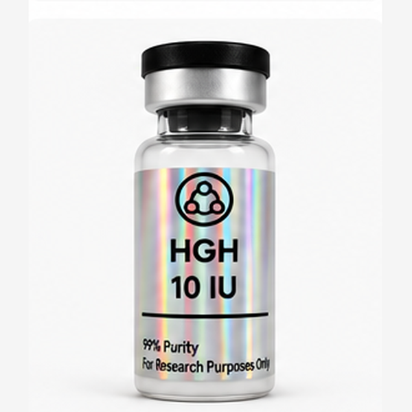 HGH 10iu Kit (100iu wbac 10ml) research peptide vial